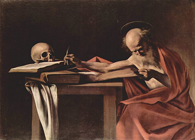 Saint Jerome Writing 1605 Caravaggio